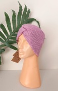 Opaska turban, opaska przeplatana - wełna z alpaki, wełna merino
