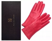 Rekawiczki skóra czerowe Maciej Zień