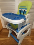 Krzesełko Stolik do karmienia dzieci w dobrym stanie czysty 2w1 sun baby