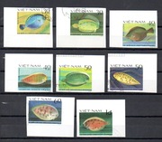 Wietnam 1982 Ryby - Płaskie ryby  - seria cięta