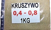 KRUSZYWO PIASEK 0,4-0,8 Kwarcowy DO FILTRA 1kg