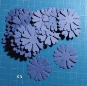 SCRAPKI KRAKÓW kwiatuszki 40 elem. granatowe (K5)