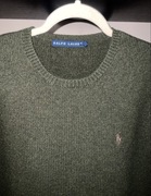 Ralph Lauren sweter wełna + kaszmir khaki | idealny stan
