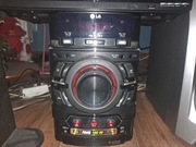 wieża LG,40wat x2, radio,CD,usb,AUX,pilot, kolumny SONY