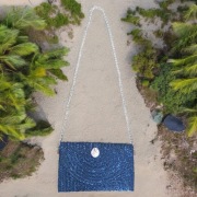 Torba Na Ramię Z Rattanowej Muszli Torebka 