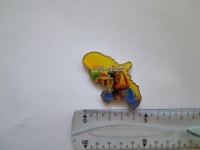 Magnes na lodówkę  - 484g. MARTYNIKA Metalowa mapa
