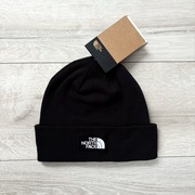 Czapka zimowa beanie the north face tnf logo czarna black nuptse na zimę