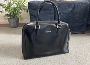 Kazar duża torebka skóra naturalna licowa czarna do pracy jesień modna A4