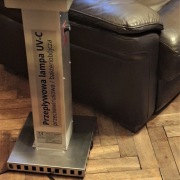 Przepływowy sterylizator - lampa UV-C. 