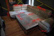 Sofa narożna z funkcją spania 