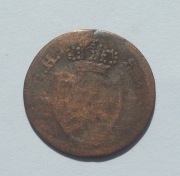 Hessen Hesja-Darmstadt Wielki książę Ludwik 1 fenig pfennig 1819 KM# 283