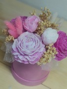 Flowerbox, candelbox, kwiaty i świece sojowe 