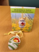 Hutschenreuther porcelana wiosenna łąka  bombka jajko wielkanocne 