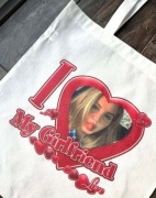 Torebka torba tote bag materiał non woven wymiary 36x40 cm lana del rey 