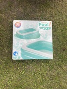 Basen ogrodowy turkusowy 