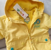 5.10.15 NOWA cudna wiosenna kurteczka,kurtka na polarze,62-68