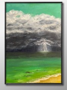 Obraz malowany„Burza Meksykańska ” 40x50