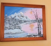 Ręcznie malowany 40x50 