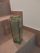 Szklany rustykalny wazon