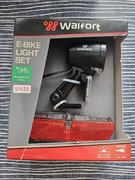 Zestaw lamp świateł przód + tył do roweru elektrycznego Walfort