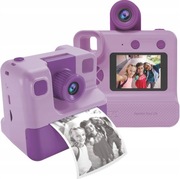 Aparat natychmiastowy fotograficzny dla dziecka z drukarką kamera selfie