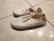 białe kremowe męskie tenisówki primark trampki lniane espadryle loafersy 