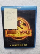 JURASSIC WORLD 1-6 PAKIET 6 BLU-RAY wersja PL (płyty jak nowe)