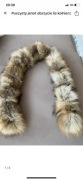 Puszysty lis naturalny jenot obszycie