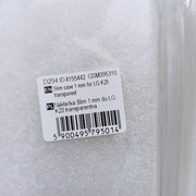 Nakładka Slim 1 mm do telefonu LG K20 transparentna - 8 sztuk