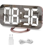 ZEGAREK Upicks Cyfrowy Budzik Zegar Led Alarm 6.5 cala