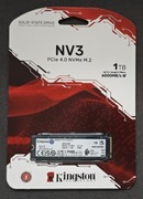 Dysk SSD Kingston NVMe M.2 NV3 1TB Nowy Gwarancja
