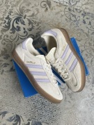 Buty damskie Adidas gazelle indoor skórzane Lawendowe 37.5 23cm