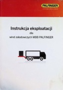 MBP PALFINGER – Instrukcja Eksploatacji Windy Załadowczej – 184 str. 