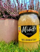 Miód wielokwiatowy 500ml 650g 2025r. Pasieka Polna