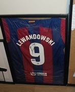 Lewandowski - FC Barcelona - koszulka z autografem (zag) 