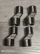 Krzywki do baterii 1/2 x 3/4 mimośród 2szt komplet