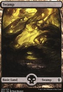 MTG Battle for Zendikar: Swamp (260 A - Full Art) FOIL