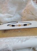 CYTRYN CZARNY TURMALIN BRANSOLETKA KAMIENIE NATURALNE 