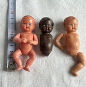 Schildkrot małe lalki stare, bobas zabawka żółwik baby doll