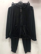 Dresy czarne welurowe biust 130/140