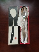 Hefra PRL wzór amerykański posrebrzane łyżeczki do herbaty nieużywane 6 szt
