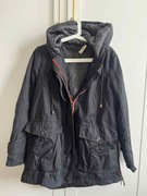 KURTKA DAMSKA przejściowa wiosenna z podszewką parka czarna r. 38 M