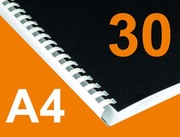 Podręcznik ksero A4 mono do 30 stron + bindowanie