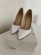 Szpilki ślubne białe 