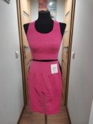 Profilowany komplet sportowy różowy rozmiar S na m