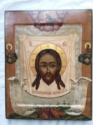 Stara ikona "Chusta" Mandylion