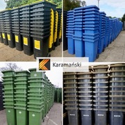 używane pojemniki na odpady  120 L, 140 L, 240 L , 660 L , 1100 L kosze 