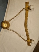 Lampa wisząca 2-punktowa vintage bez kloszy