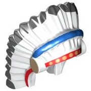 LEGO PIÓROPUSZ DLA FIGURKI INDIANIN NR 93227pb01