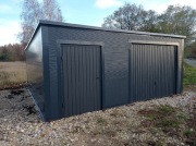 Garaż, pomieszczenie gospodarcze ocieplane z płyt warstwowych 6x5,8m. 